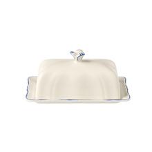 Gien Filets Bleus butter dish