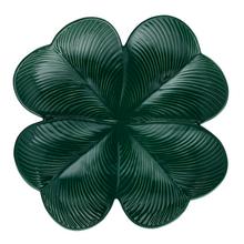 Gien Jour de Chance Centerpiece, smaragdgrün