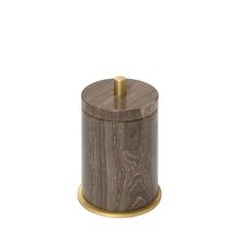 Giobagnara Positano box, brass & Eramosa Brown, small