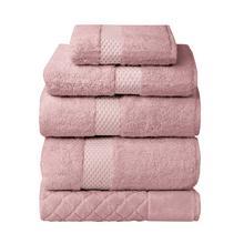 Yves Delorme Etoile terry towels, rose thé