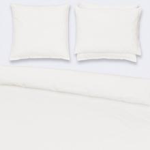 Christian Fischbacher Satin bed linen, pearly white