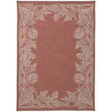 Leitner Tosca tea towel, rust red