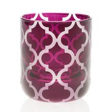Artel Arabesque tea light holder, purple