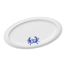 Hering Berlin Ocean oval tray, small, motif crab