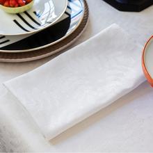 Le Jacquard Francais Vegetal Mood table linen, white