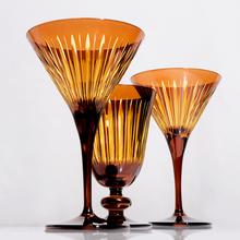 L'Objet Prism glasses, amber
