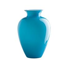 Venini Vase Labuan, H 29 cm, hellblau