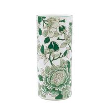 Gien Pivoines Vertes Vase, mittelgroß