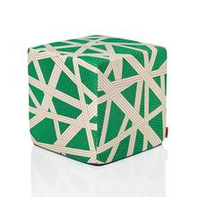 Missoni Home Pouf Nastri, grün