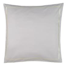 Christian Fischbacher Satin Premium bed linen, light grey / green