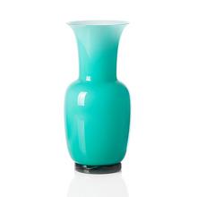 Venini Opalino vases, mint green