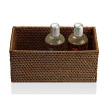 Decor Walther Basket storage basket, dark rattan