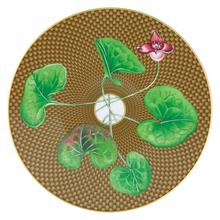 Raynaud Trésor Fleuri dessert plate, asarum