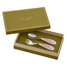Christofle Rose Talisman child's cutlery set (2 pieces)