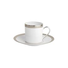 Bernardaud Athena Platinum single espresso cup and saucer