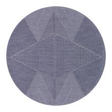 Le Jacquard Francais Club Etoile round placemat, blue (Denim)
