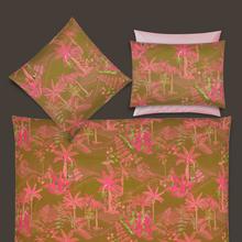 Christian Fischbacher Bettwäsche Oasis, senf / pink