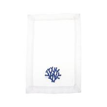 Eri Textiles Coral marine cocktail napkins, set of 6