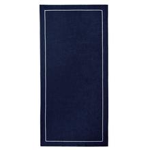Yves Delorme Croisière beach towel, navy blue