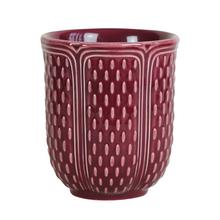 Gien Pont aux Choux tea goblet, bordeaux