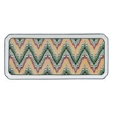 Gien Dominoté rectangular cake platter