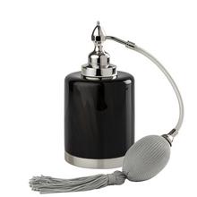 Cristal et Bronze Parfum Zerstäuber Obsidienne, Chrom