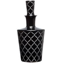 Artel Arabesque barware decanter, black
