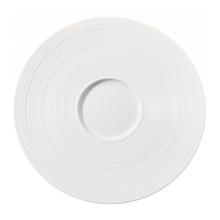 J.L Coquet Hémisphère Weiß Gourmetteller mit kleinem Spiegel