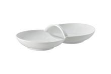 KPM Urbino side plate with handle, white