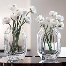 Baccarat Octogone vase, clear