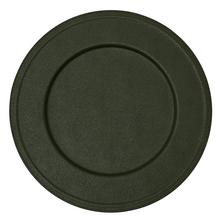 Giobagnara Paride presentation plate, dark green