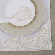 Porthault Givre d'Hiver table linen