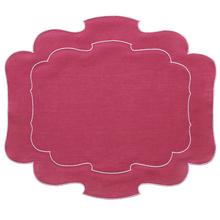 La Gallina Matta Platzset Parentesi cassis/weiß