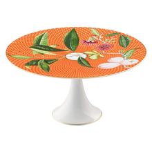 Raynaud Trésor Fleuri petits fours stand, large, water apple