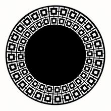 Artel Mod crystal glass plates, black