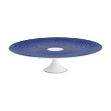 Raynaud Trésor Bleu petits fours stand, large