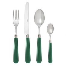 Capdeco Cambridge cutlery, dark green