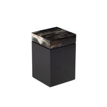 Arcahorn Kleine quadratische Box Iris, schwarz