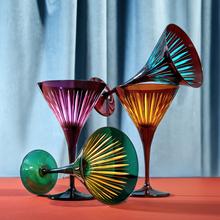 L'Objet Cocktailgläser Prism, 4er-Set mit 4 Farben
