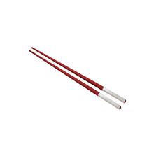 Christofle Rote Japanische Essstäbchen, 1 Paar