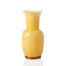 Venini Opalino vases, ambra