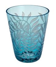 Theresienthal Glas Feuilles, blau