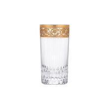 Saint-Louis Thistle Gold highball glass