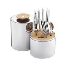 Christofle Besteck Essentiel Edelstahl, 24-tlg. in Design-Box