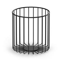 Decor Walther Ray towel bin, black matt