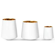 Sieger by Fürstenberg Grand Cru Gold tumbler, white