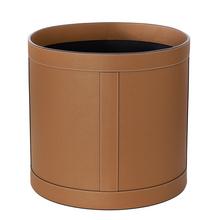 GioBagnara William large leather basket, brown