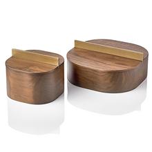 Riviere Dama rounded shaped boxes