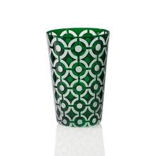 Artel Polka Dots tumbler, dark green