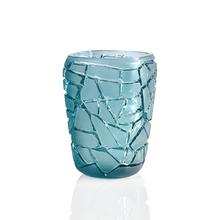 Lalique Magnitude vase, medium, Persepolis blue